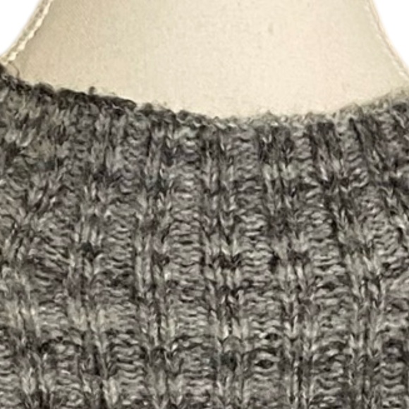 Old Navy Women's Grey/White Knit Oversized Tunic Loungewear Sweater. Sz L - Picture 4 of 16